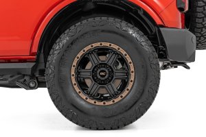 Ford Bronco Adjustable Aluminum Step - Rough Country - SRL2 - '21-'25